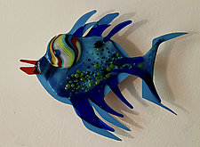 Fish Heaven XXIV by Sabra Richards (Art Glass Sculpture)