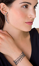 Oxidized Earrings by Ilene Schwartz (Gold, Silver & Stone Earrings)