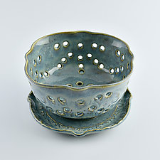 Berry Bowl Boho Style by Ana Cavalcanti (Ceramic Bowl)