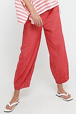 Gathered Ankle Pant by Ozai N Ku (Linen Pant)