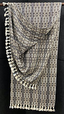 Handwoven Throw Carob by Constance Collins (Baby Alpaca, Bamboo, and Silk Throw)