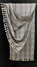 Handwoven Throw Iron by Constance Collins (Baby Alpaca, Bamboo, and Silk Throw)