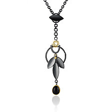 Garden Series Necklace 1 by Beth Solomon (Gold, Silver & Stone Necklace)