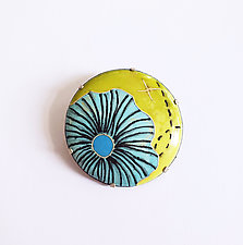 Puff Pin by Suzanne Anderson (Metal & Enamel Pin)