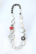 White Necklace by Suzanne Anderson (Enamel Necklace)