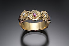 Flower Power Ring by Tracy Johnson (Gold & Stone Ring)