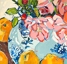 Two Oranges Wishing They were Flowers by Linda Etherington (Giclee Print)