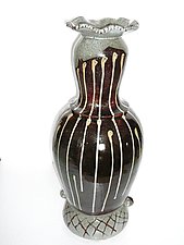 Sentry Vase 1 by Michael Jones (Ceramic Vase)