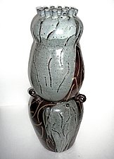 Sentry Vase 2 by Michael Jones (Ceramic Vase)