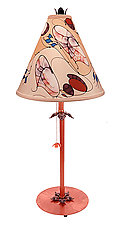 Wild Botanical Table Lamp 5 by Stuart Loten (Metal Table Lamp)