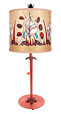 Wild Botanical Table Lamp 33 by Stuart Loten (Metal Table Lamp)