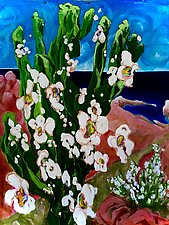 La Reina de Las Flores by Kathryn Pistor (Acrylic Painting)
