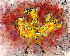 Yellow Bird 2 by Roberta Ann Busard (Giclee Print)