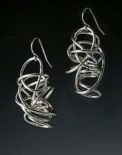 Nest Earrings by Rina S. Young (Silver Earrings)