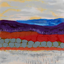 East of the Valley by Carol Lehmann (Encasutic Painting)