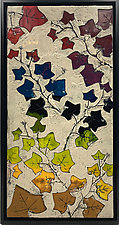 Foliage Juxtaposition IV by Carol Lehmann (Encaustic Painting)