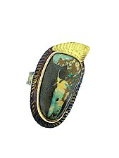 Desert Scenery by Julie Shaw (Gold, Silver & Stone Ring)