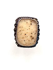 Speckled Beach Ring by Julie Shaw (Silver & Stone Ring)