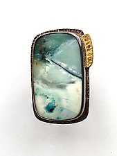 Sky Bound Ring by Julie Shaw (Gold, Silver & Stone Ring)