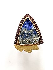 Shuttle Blue Sky Ring by Julie Shaw (Gold, Silver & Stone Ring)