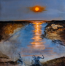 Solitary Sun by Fernando Garcia (Acrylic & Oil Painting)