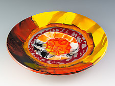 Bubbling Bowl by Karen Wallace (Art Glass Bowl)