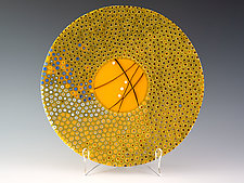 Brushstrokes by Karen Wallace (Art Glass Platter)