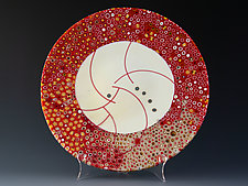 Red Sea by Karen Wallace (Art Glass Platter)