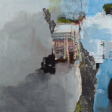 Living on the Edge by Ruth Fromstein (Mixed-Media Painting)