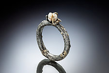 Anna Ring by Nina Mann (Gold & Pearl Ring)