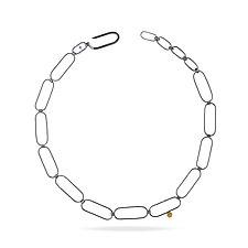 Let's Connect Chain Necklace by Morgan Amirani (Gold & Silver Necklace)