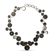 The Orbiter Necklace by Morgan Amirani (Silver & Stone Necklace)