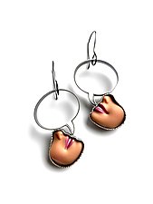 Gossip Earrings by Margaux Lange (Silver Earrings)