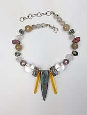Mila Necklace by Romy Sinclair (Silver, Pearl & Stone Necklace)