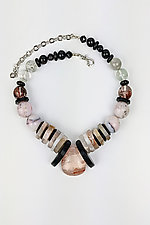Gisela Necklace by Romy Sinclair (Silver & Stone Necklace)