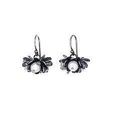 Rene Blossom Earrings by Molly Dingledine (Silver & Pearl Earrings)