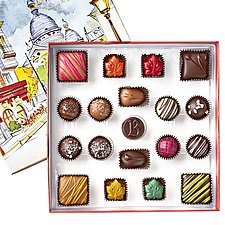 Autumn in Paris Collection, 19 PC by Bissinger's Handcrafted Confections (Artisan Food)