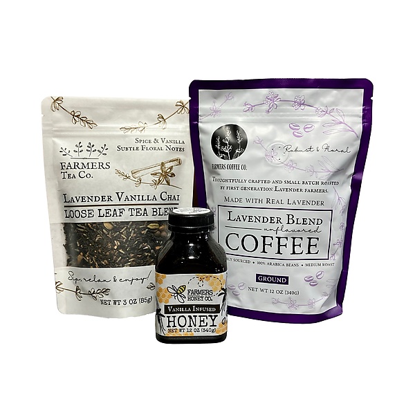 Lavender Coffee, Tea & Honey Gift Set