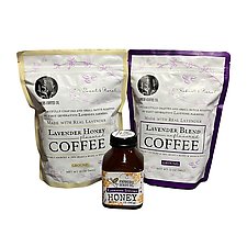 Lavender Coffee & Honey Gift Set by Farmers Lavender Co. (Artisan Food)