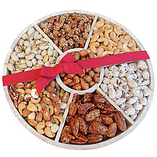 Glazed and Roasted Assorted Nut Tray, 34 oz by Vacaville Fruit Company (Artisan Food)