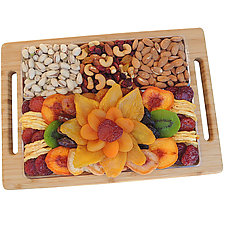 Dried Fruit and Nut Tray, 32 oz by Vacaville Fruit Company (Artisan Food)