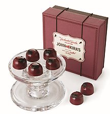 Dark Chocolate Cherries, 9PC by John and Kira's (Artisan Food)