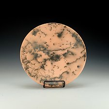 Horsehair Raku Pottery Bowl IV by Lance Timco (Ceramic Bowl)