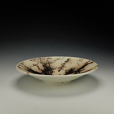 Horsehair Raku Bowl I by Lance Timco (Ceramic Bowl)