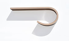 Backwards C Shelf by Kino Guerin (Wood Shelf)