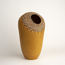 Ochre Nest by Hannie Goldgewicht (Ceramic Vessel)