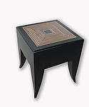 Maze Stool/Table by Kevin Irvin (Wood Side Table)