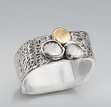 Autumn Petals Ring by Chi Cheng Lee (Gold & Silver Jewelry)