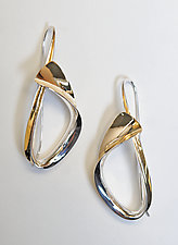Encircle Earrings by Nancy Linkin (Gold & Silver Earrings)
