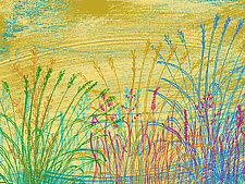 Abstract Grass Forms 4 by Hal Mayforth (Giclee Print)